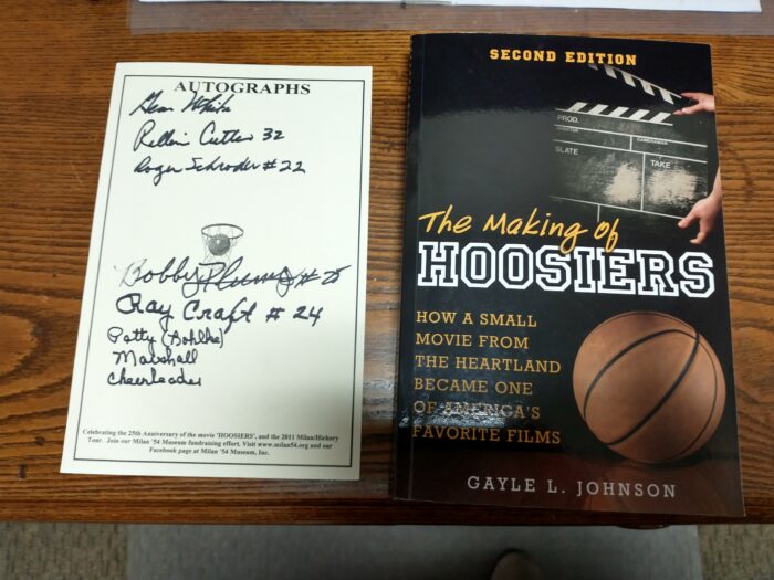 The Making of HOOSIERS (Book) (Autographed by 3 team members) - Image 2